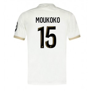 OGC Nice Youssoufa Moukoko #15 Venkovní Dres 2024-25 Krátký Rukáv